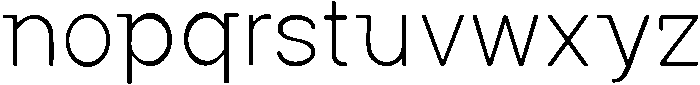 Sunflower Regular otf (400) Font LOWERCASE