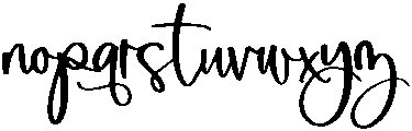 Sunkissed Regular otf (400) Font LOWERCASE