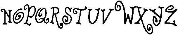 Sunnie TM Regular otf (400) Font UPPERCASE