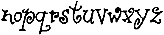 Sunnie TM Regular otf (400) Font LOWERCASE