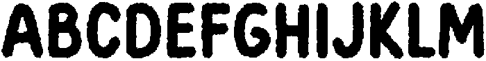 Sunny Day Regular otf (400) Font UPPERCASE