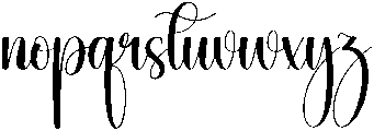 Sunny Regular otf (400) Font LOWERCASE