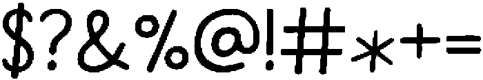 Sunny Smile Regular otf (400) Font OTHER CHARS