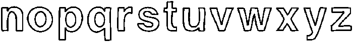Sunny Strokes Medium otf (500) Font LOWERCASE