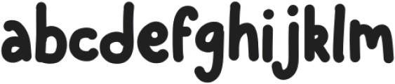 SunnyTuesday Regular ttf (400) Font LOWERCASE