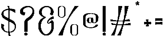 Sunomresub-Regular otf (400) Font OTHER CHARS