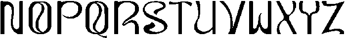 Sunomresub-Regular otf (400) Font UPPERCASE