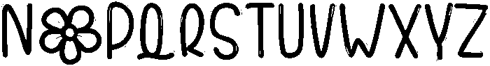 Sunrise Regular otf (400) Font LOWERCASE