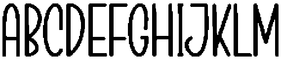 Sunrise Regular otf (400) Font UPPERCASE