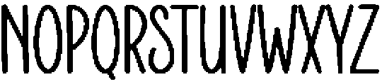 Sunrise Regular otf (400) Font UPPERCASE