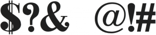 Sunrise Silencio - Serif Font otf (400) Font OTHER CHARS