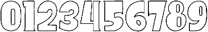 Sunrope Outline otf (400) Font OTHER CHARS