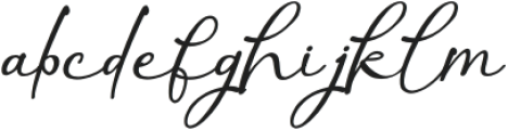 Sunrose Italic Italic otf (400) Font LOWERCASE