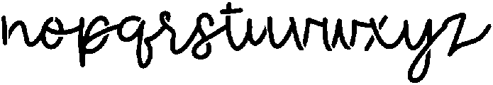 Sunset Fireflies Stencil Script Regular otf (400) Font LOWERCASE