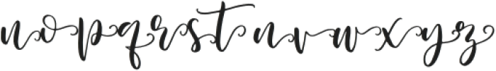 Sunset Garden Swashes otf (400) Font LOWERCASE