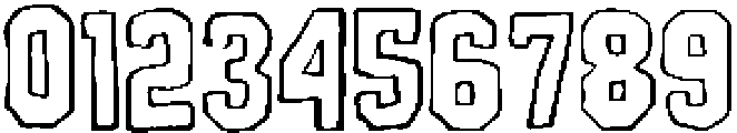Sunset Motel Outline otf (400) Font OTHER CHARS