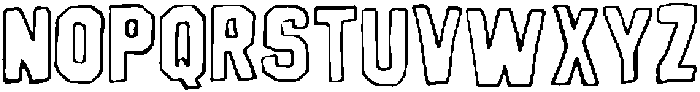 Sunset Motel Outline otf (400) Font UPPERCASE