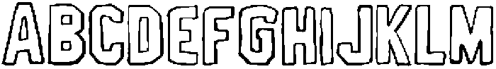 Sunset Motel Outline otf (400) FONT