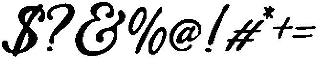 Sunset Palm Script otf (400) Font OTHER CHARS