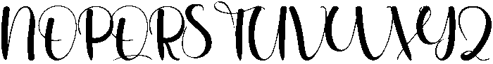 Sunset Regular otf (400) Font UPPERCASE