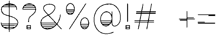 Sunset Regular otf (400) Font OTHER CHARS
