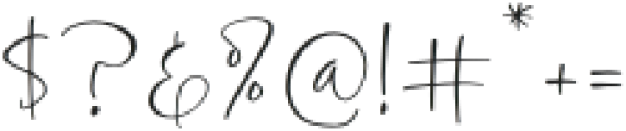 Sunset Rise otf (400) Font OTHER CHARS