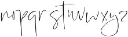 Sunset Rise otf (400) Font LOWERCASE