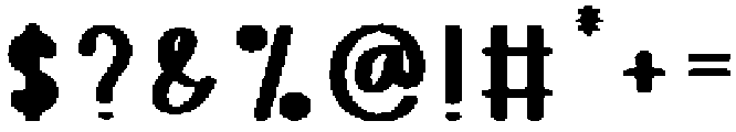 Sunshine Design Regular otf (400) Font OTHER CHARS