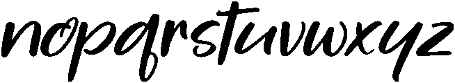 Sunshine Italic otf (400) Font LOWERCASE