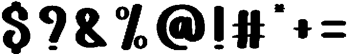 Sunshine Regular otf (400) Font OTHER CHARS