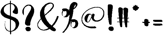 Sunshine Regular otf (400) Font OTHER CHARS