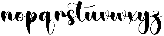 Sunshine Regular otf (400) Font LOWERCASE