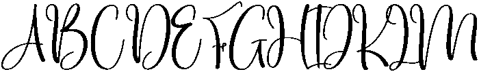 Sunshine Regular otf (400) Font UPPERCASE
