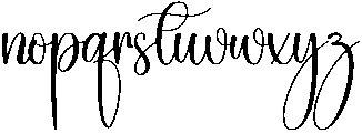 Sunshine Regular otf (400) Font LOWERCASE