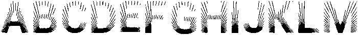 Sunshine Regular otf (400) Font UPPERCASE