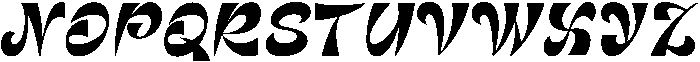 Sunshine Regular otf (400) Font UPPERCASE