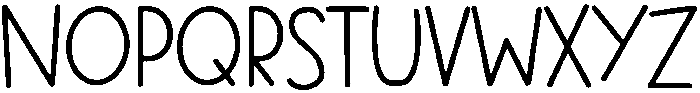 Sunshine Regular otf (400) Font UPPERCASE