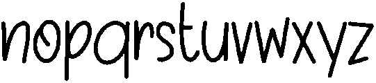 Sunshine Regular otf (400) Font LOWERCASE