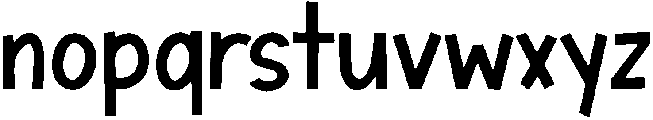 Sunshine Regular otf (400) Font LOWERCASE