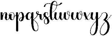 Sunshine Regular otf (400) Font LOWERCASE