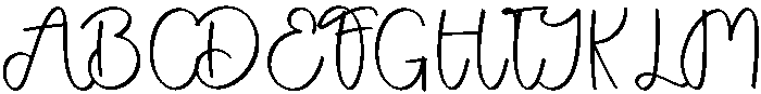 Sunshine Regular otf (400) Font UPPERCASE