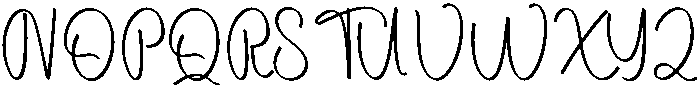 Sunshine Regular otf (400) Font UPPERCASE