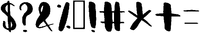 Sunshine Regular otf (400) Font OTHER CHARS