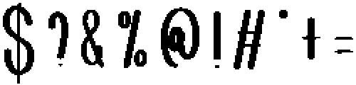 Sunshine Regular otf (400) Font OTHER CHARS