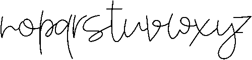 Sunshine otf (400) Font LOWERCASE