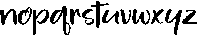 Sunshine otf (400) Font LOWERCASE