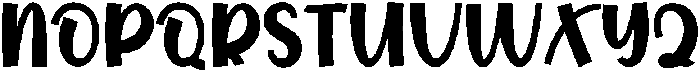 Sunsut Regular otf (400) Font UPPERCASE
