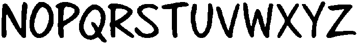 Sunwrite Regular otf (400) Font UPPERCASE
