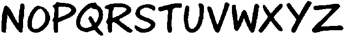 Sunwrite Regular otf (400) Font LOWERCASE