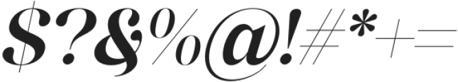 Sunyshine Italic otf (400) Font OTHER CHARS